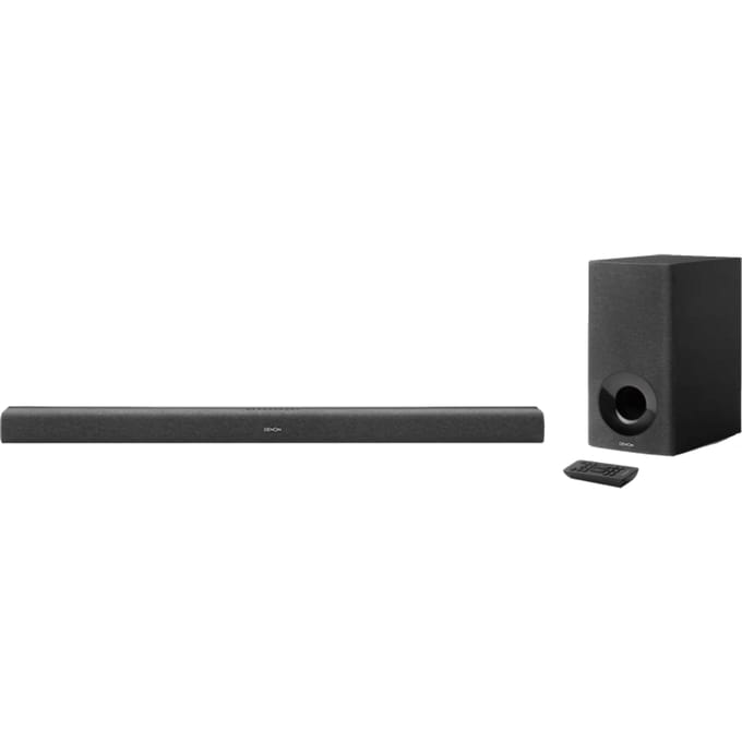 Denon - DHT-S416 - Soundbar met Chromecast, Draadloze Subwoofer, HDMI/ARC, Bluetooth en Dolby Digital - Zwart