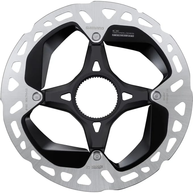 Remschijf met interne spline borgring met magneet Shimano RT-MT900 Center Lock Ice Technoligies Freeza