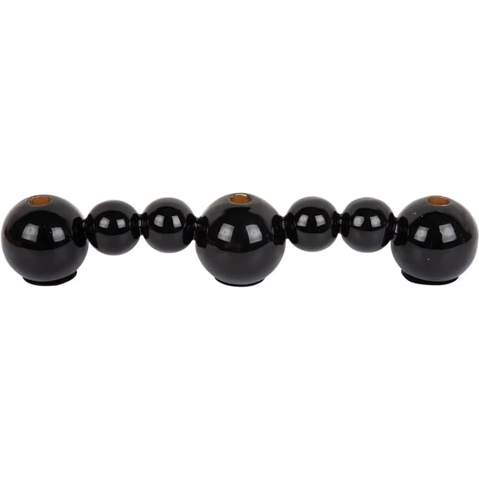 Present Time Kandelaar Bubbles Straight - Zwart - 41x7x7cm - Scandinavisch - IJzer