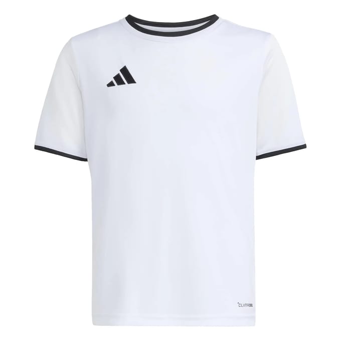 adidas T-shirt Kinderen Entrada 26 Jersey Wit-Zwart - Maat 152cm