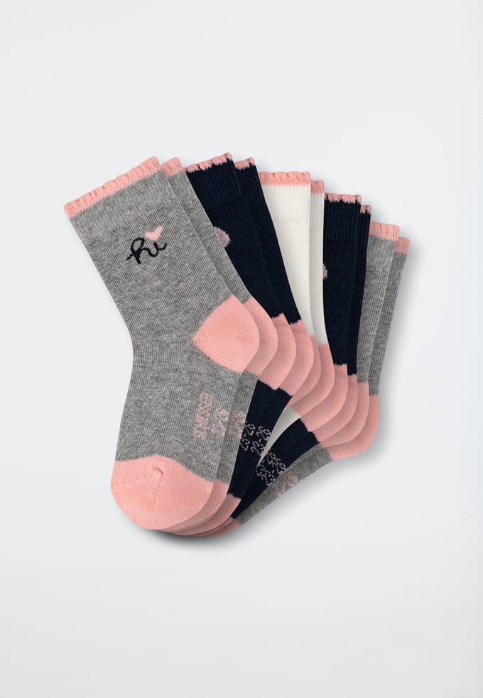 Meisjessokken, set van 5, meerkleurig - Legwear Kids 19/22
