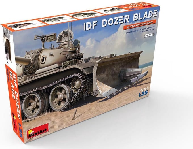 MiniArt Modelbouwpakket Militaire voertuigen - 37030 IDF dozer blade Plastic - 1:35 - Modelbouw