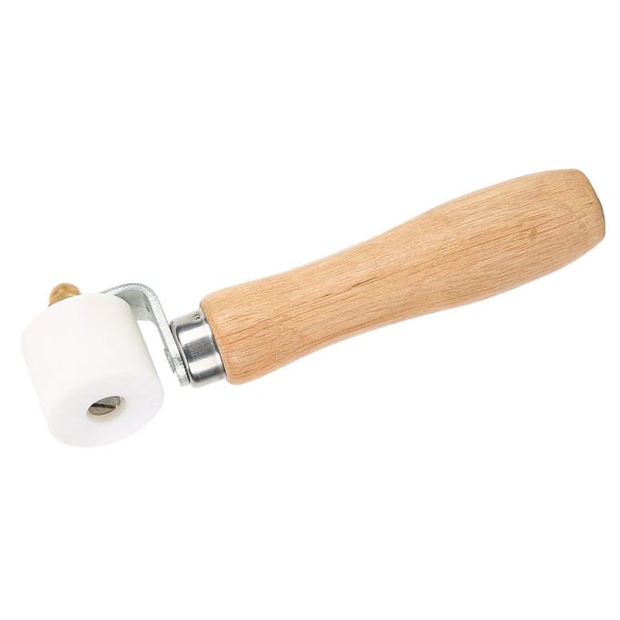 28mm 1.1in PTFE Handdrukroller 2-Weg Lager Houten Handvat Hittebestendig Lassen