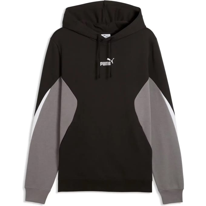 Geribde capuchon sweatshirt met koord Puma