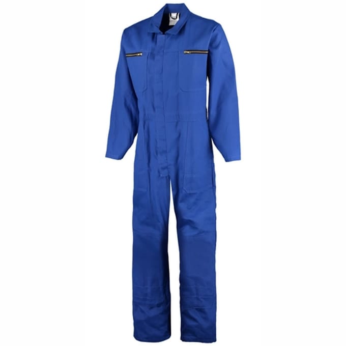 Werkoverall Ballyclare Unisex Basics Coverall Glasgow Royal Blue-Maat 68