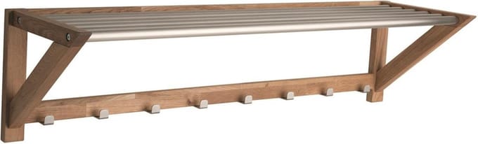 Rowico Home Confetti houten wandkapstok naturel eiken - 100 x 26 cm