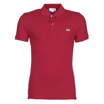 Lacoste Heren Poloshirt - Bordeaux - Maat L