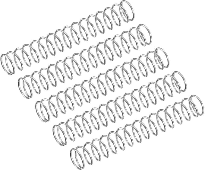 5-pack drukveren 7mm diameter 40mm lengte 304 RVS