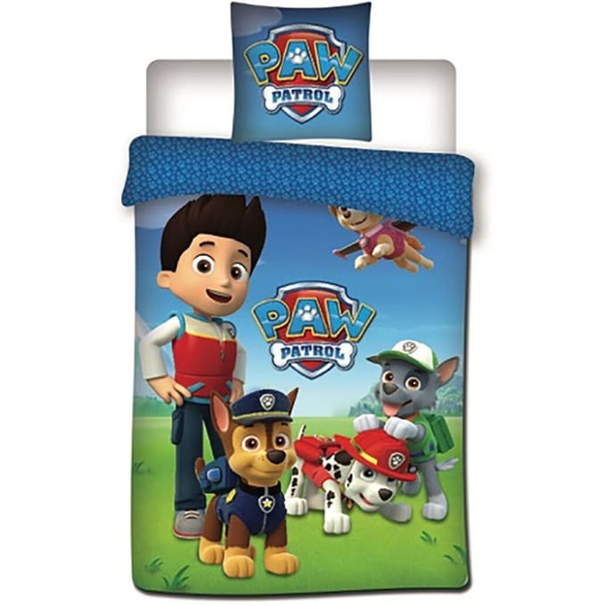 Paw Patrol dekbedovertrek Outside 140 x 200 cm - 63 x 63 cm - Polyester