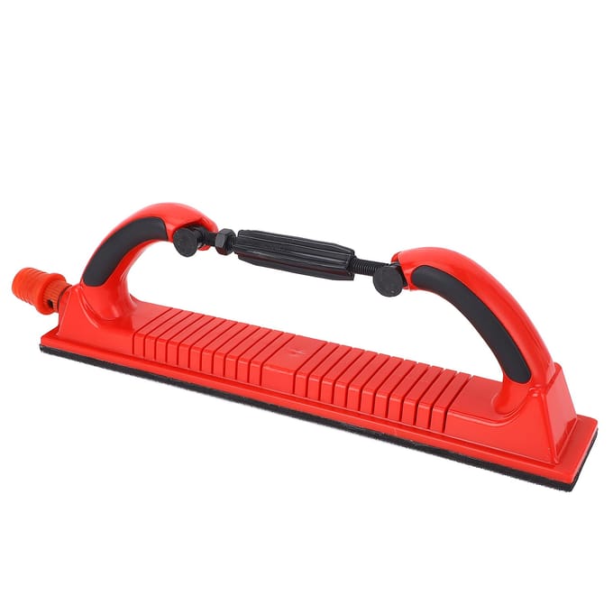 Longboard Handschuurvijlblok Verstelbare Radius Stofafzuiging Schuurmachine met Handvat Rood