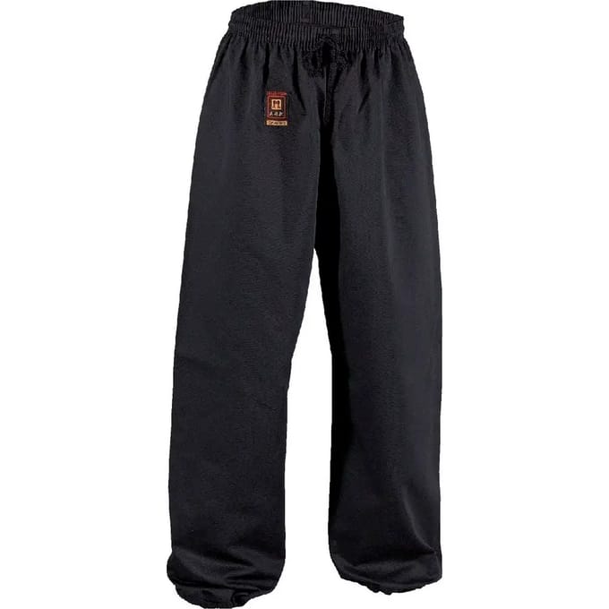 Kinder kimono kung fu broek Danrho Schwarz