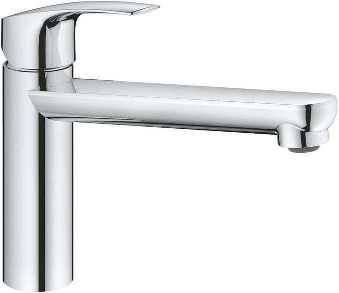 GROHE Via Keukenmengkraan – Medium Uitloop – Draaibare Uitloop (140°) – Lood- en Nikkelvrij (GROHE Zero) – Chroom
