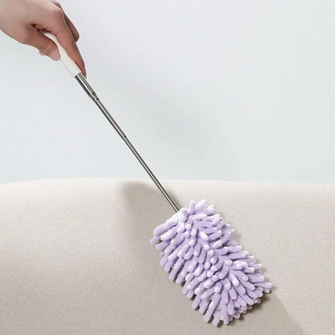 Telescopisch Verlengen Stofdoek Microvezel Chenille Thuis Roestvrij Verwijdering Staal Stofborstel Plafond Schoon Multifunctioneel