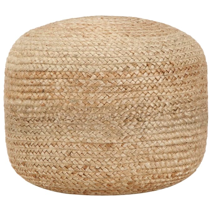 vidaXL - Poef - handgemaakt - 45x30 - cm - jute