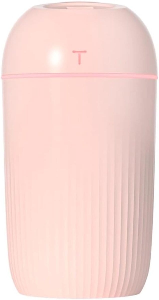 Mini Luchtbevochtiger - USB Verdamper - Rustige Sfeer - Stille Werking - 420ML Tank - Roze