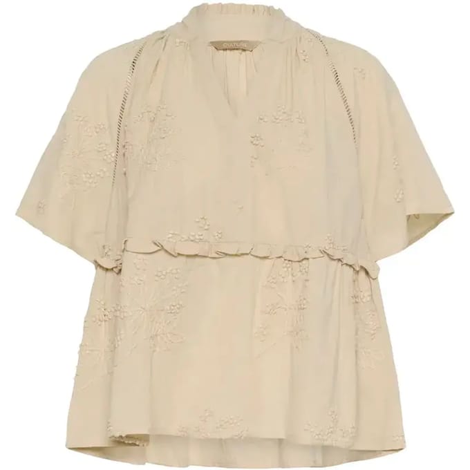 Korte mouw blouse voor dames CULTURE Jalia