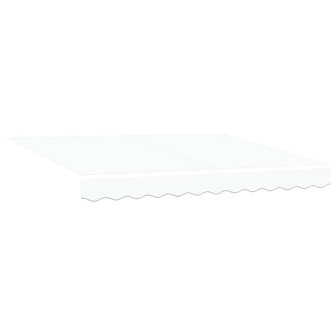 vidaXL - Vervangingsdoek - zonnescherm - voor - 3x2,5 - m - Wit - Polyester