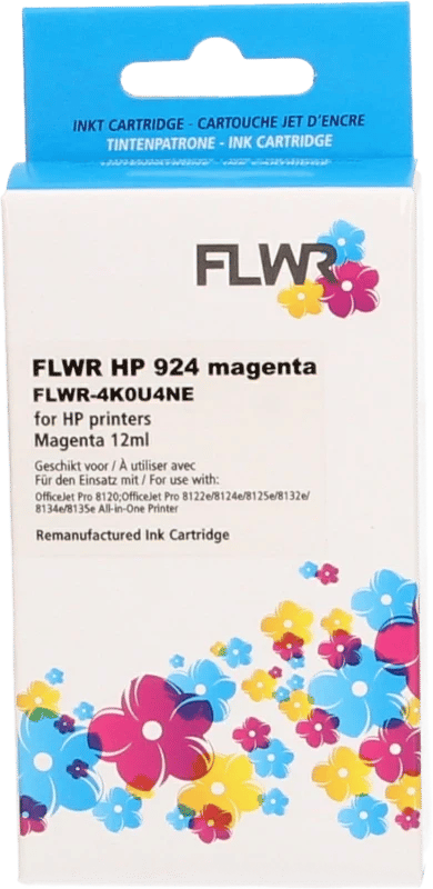 FLWR HP 924e magenta (Huismerk (compatible))