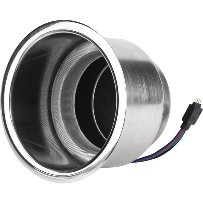 RVS LED RGB Bekerhouder met Afstandsbediening? voor Marine RV Vrachtwagen gray