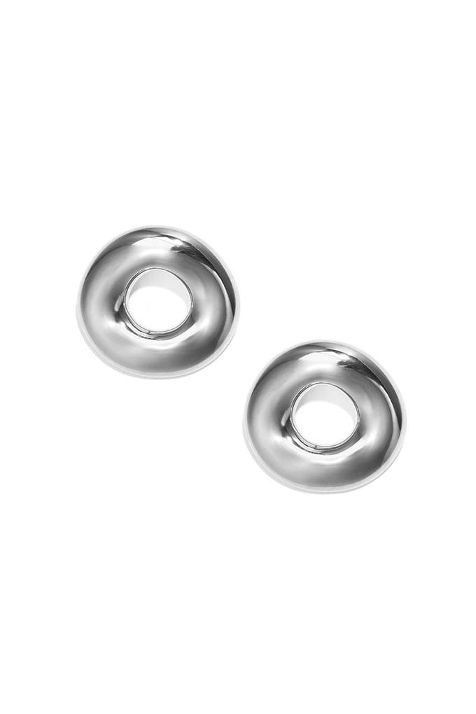 Statement oorbellen in donut vorm - Goudkleur