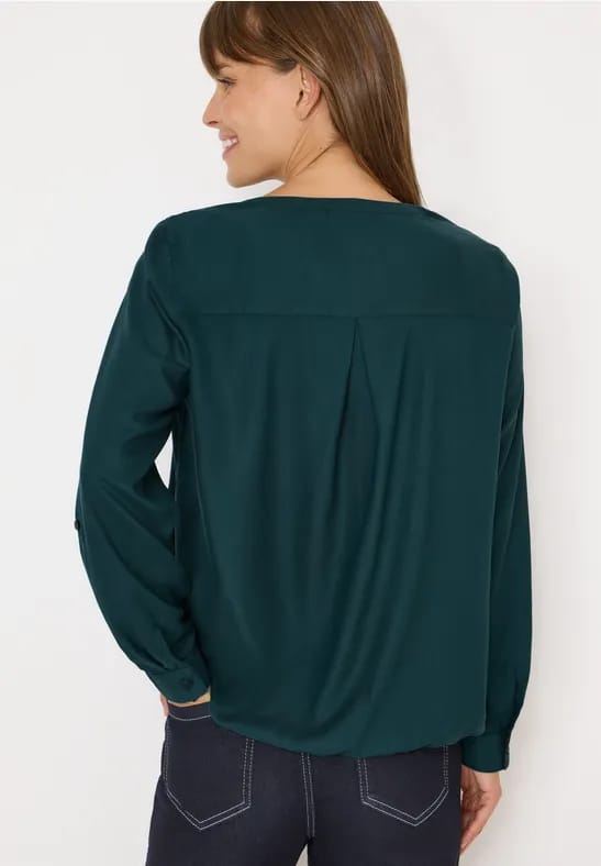 Blouse in effen kleur