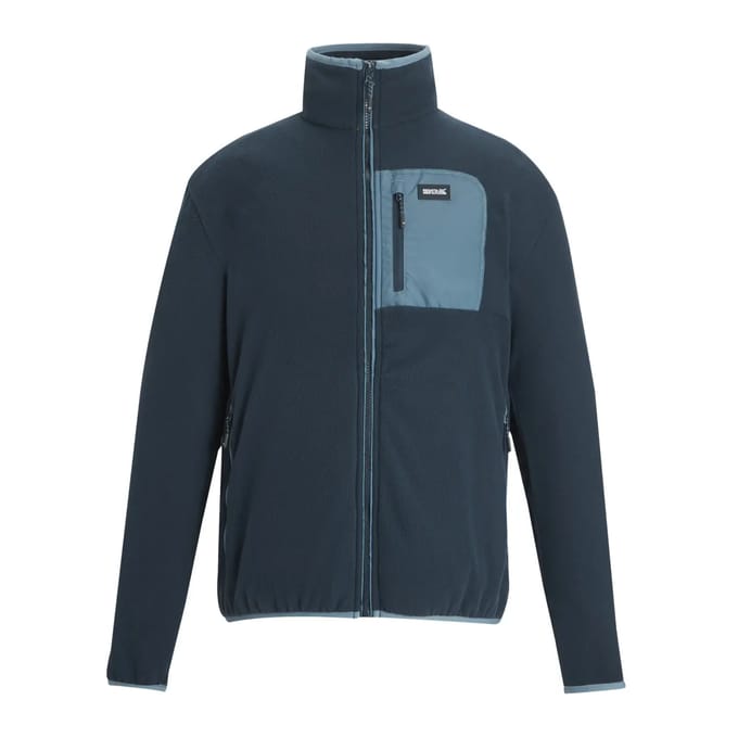 Frankie fleece fleece voor heren met volledige ritssluiting