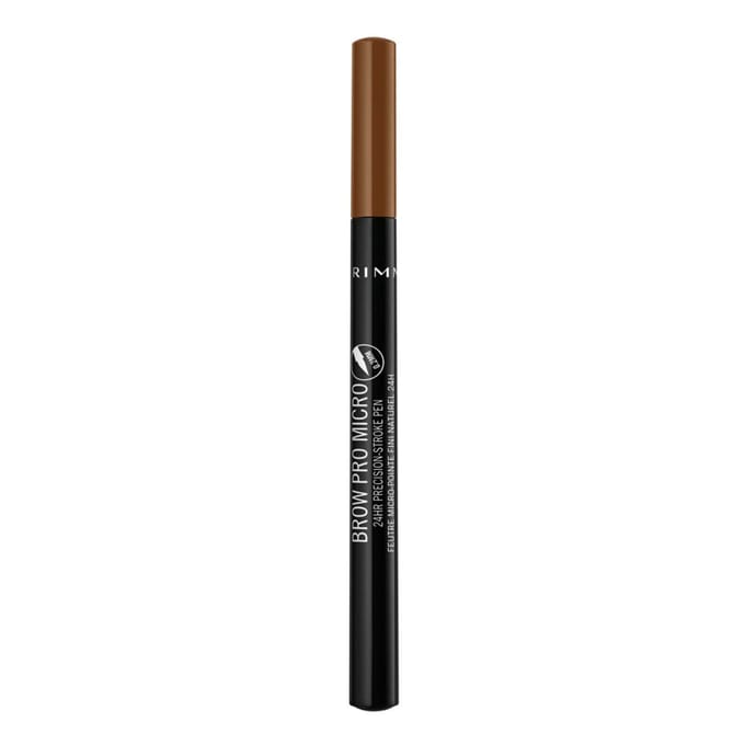 Rimmel Brow Pro Micro 24HR Precision-Stroke Pen 1ml (Various Shades) - 002 Honey Brown