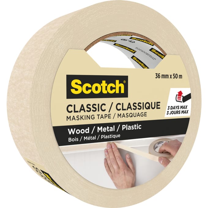 Scotch classic afplaktape, ft 36 mm x 50 m 16 stuks