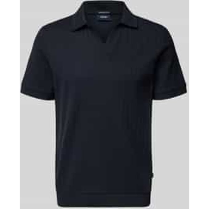 regular fit poloshirt met V-hals model 'Baronito'