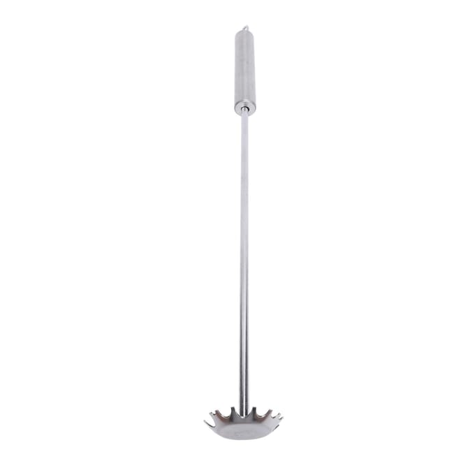 BBQ Grill Schoonmaak Schraper Roestvrij Staal Lange Handgreep BBQ Grill Schraper voor Thuis white