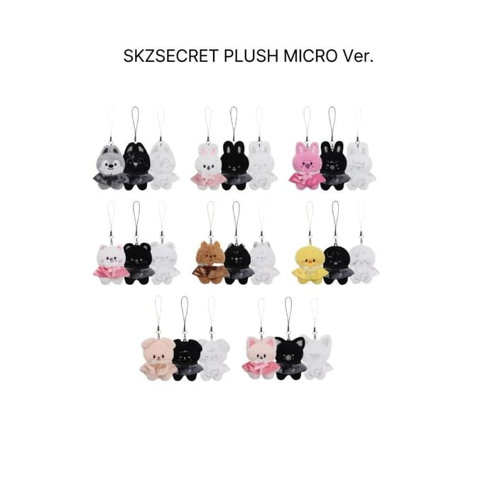 [Vroege Toegang] Officiële Stray Kids Wereldtournee RUN IT SEOUL MD 002 Type: SECRET PLUSH MICRO Ver. (RANDOM) / Type2