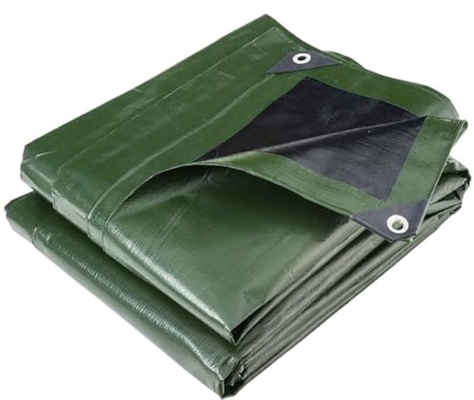Industrieel Zeildoek 3m x 5m - Extra Zware Kwaliteit 240 g/m², Waterdicht en UV-Beschermd