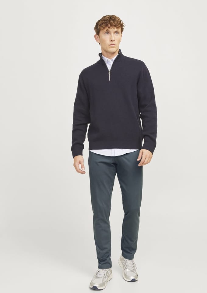 JACK & JONES Marco Bowie slim fit - heren chino - petrol