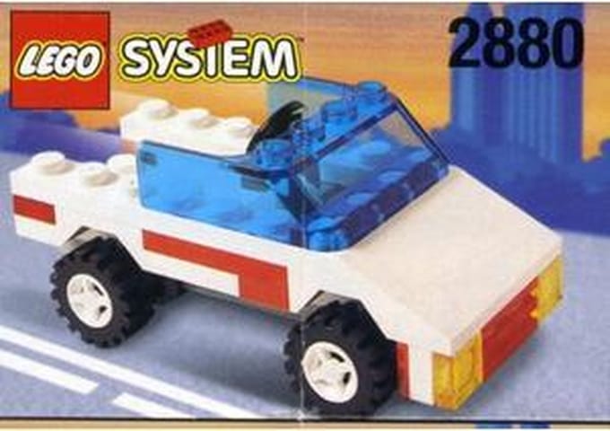 LEGO 2880 System - Open-Top Jeep