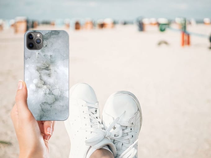 Hoesje maken Apple iPhone 11 Pro Max Painting Grey