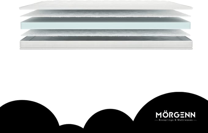 Mörgenn M-Suite Topper - Luxe Hybride Schuim Topper - HY35 - ca. 12cm - 160x210 cm