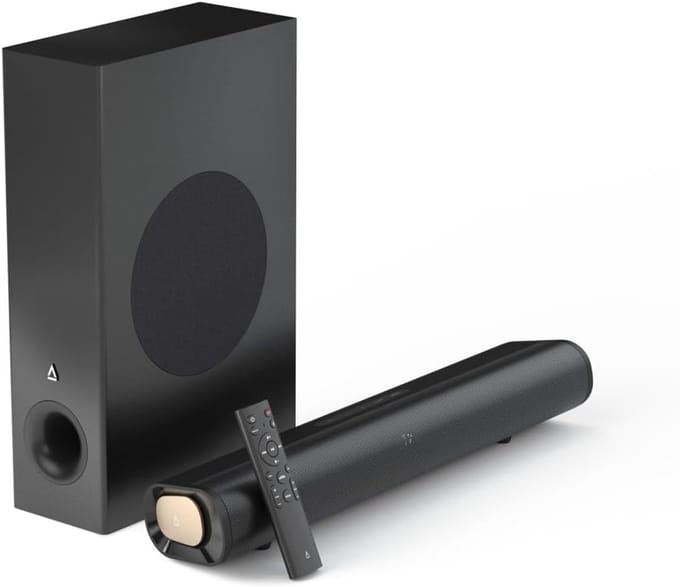 Creative Stage Pro - 2.1-soundbar met Dolby Audio voor een bioscoopervaring