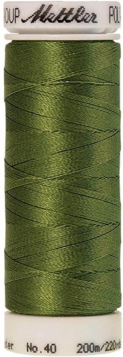 AMANN POLYSHEEN NAAI-BORDUURGAREN, COL-5833 GROEN, 200M, PER STUK.