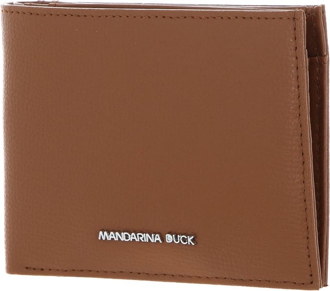 MANDARINA DUCK Leren Portemonnee Mellow Urban Wallet Indian Tan Bruine