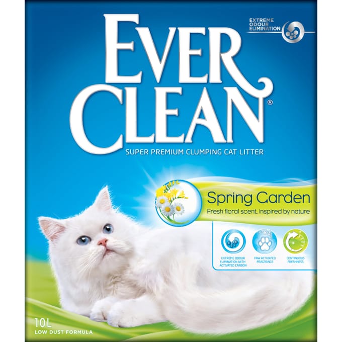 Ever Clean® Spring Garden Klonterende Kattenbakvulling - Dubbelpak: 2 x 10 l