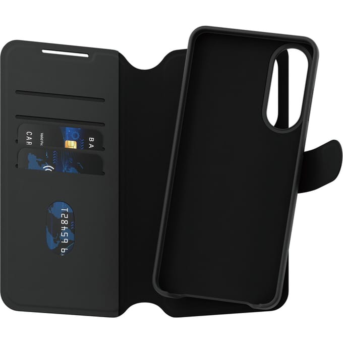CARE by PanzerGlass Tango 2 in 1 Wallet Case MagSafe voor de Samsung Galaxy S25 Edge - Black