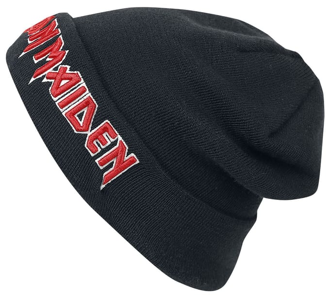 Iron Maiden Logo Unisex Beanie - zwart - Standard