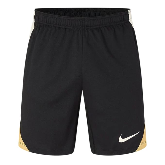 Nike Heren Strike Voetbal Shorts (Zwart/Goud)