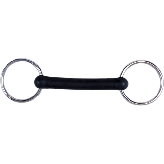 Rubberen snaffels en ringgebitten voor paarden Weatherbeeta Korsteel Flexi