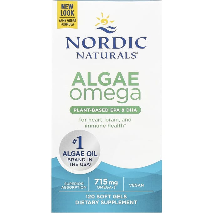 Zeewier Omega, 120 Softgels (357,5 mg per zachte capsule)