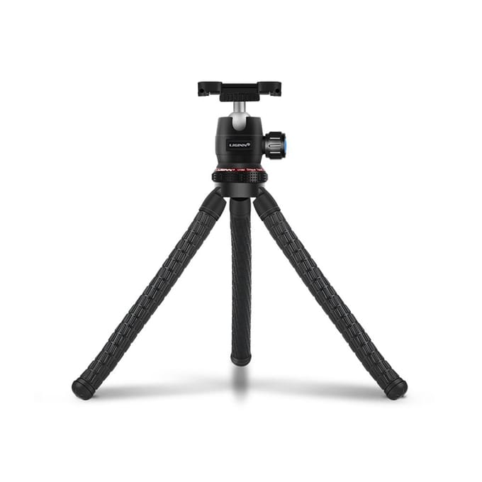 Flexibel Statief Telefoon/DSLR/Systeemcamera Standaard Verstelbare Selfiestick Draaibare Bal zwart