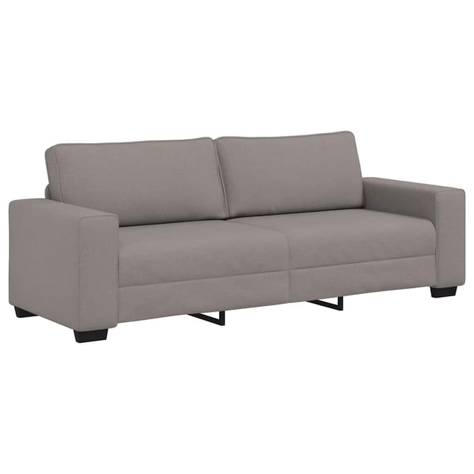 vidaXL - 3-zitsbank - Taupe - 220x77x82 - cm - Stof