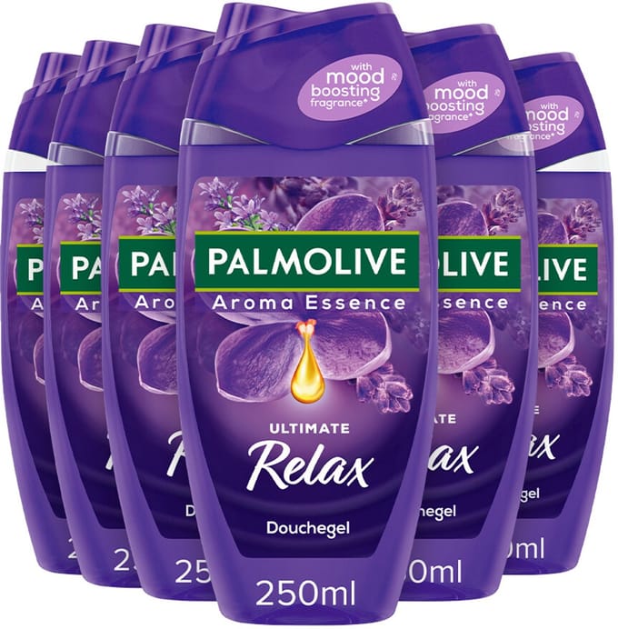 Palmolive - Douchegel Aroma Essence Ultimate Relax - 6 x 250 ml - Voordeelverpakking