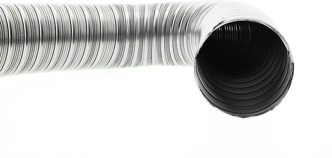 RVS afvoerslang Ø100mm L= 1500mm