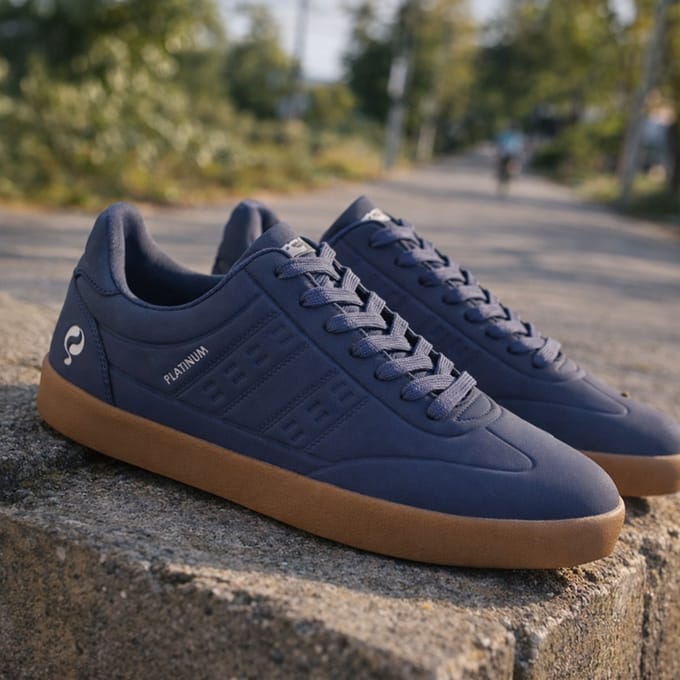 Q1905 Sneaker platinum one midden/gum